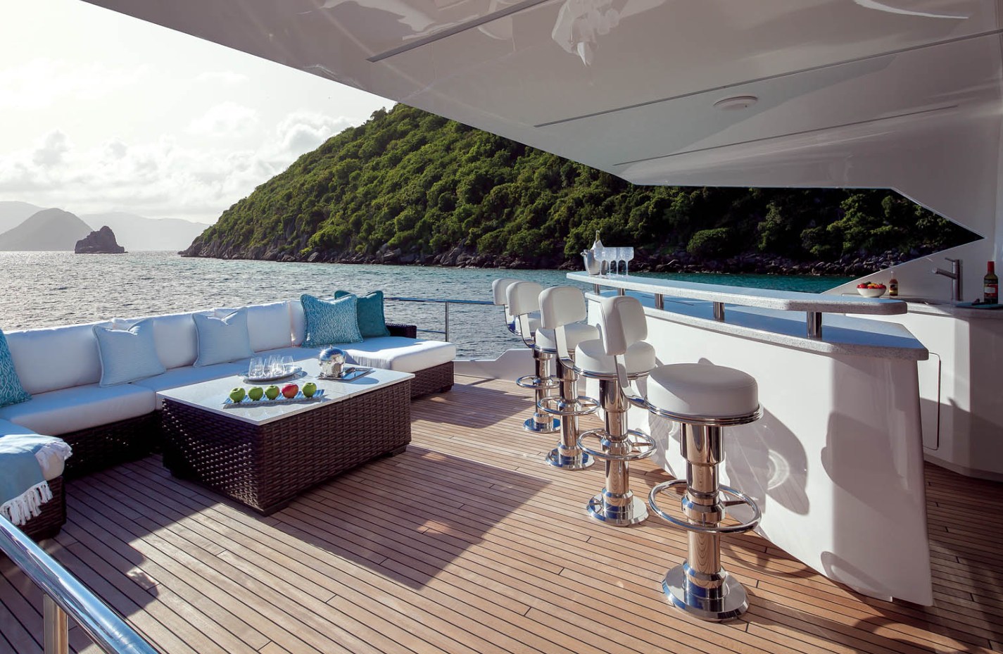 reupholstering a boat
